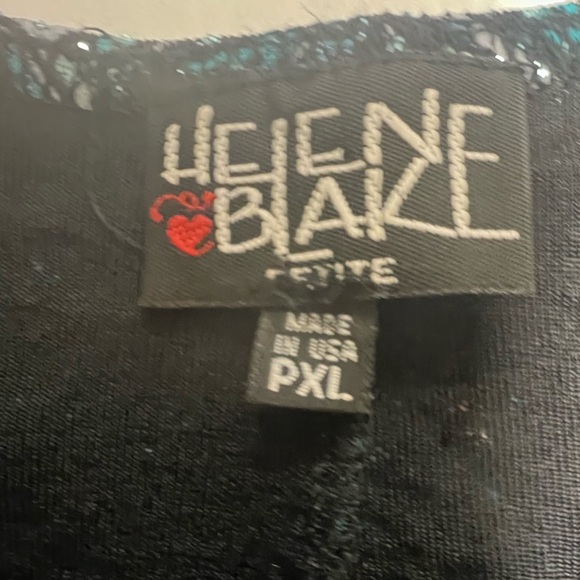 HELENE BLAKE WOMEN’s SHORT SLEEVE DRESSY TOP SIZE PXL. BEAUTIFUL LIKE BRAND NEW - Picture 11 of 11